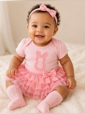 CARTER'S GIRLS BUNNY TUTU SET - PINK SIZE NEWBORN (NEW WITH TAGS) A13